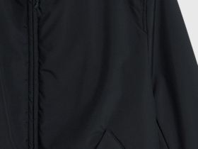 Утеплённая куртка с воротником-стойкой, Черный