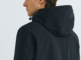 Куртка со съёмным капюшоном, Синий