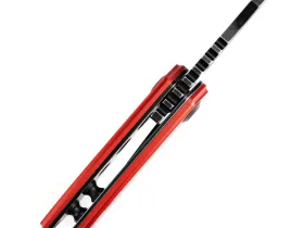 Складной нож Kansept Mini Korvid, сталь 154CM, рукоять алюминий, красный