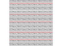 Упаковочная бумага белый крафт MESHU "Spirals and lines" 70*100 см, 70 г