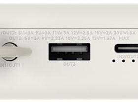 Портативное зарядное устройство Xiaomi 33W Power Bank 20 000 мАч с кабелем Бежевое