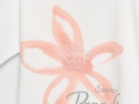 Футболка с принтом для девочек, Белый