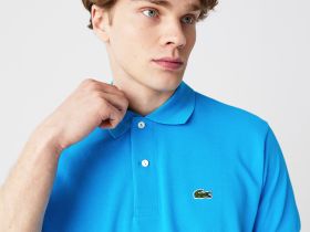 Мужское поло Lacoste L1212 классического кроя