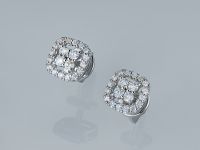 Пусеты из серебра э0612пс03174000_white