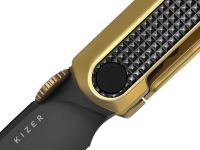 Складной нож Kizer Quoll, сталь S45VN, рукоять Titanium&Zirconium