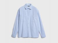 Рубашка из твила, Голубой