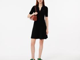 Женское эластичное платье Lacoste на молнии
