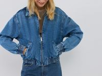 Прямые шорты со средней посадкой, Синий