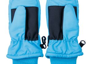 Варежки детские текстильные для девочек