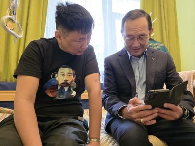 Айсен Николаев навестил якутских бойцов в санатории «Бэс Чагда»