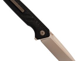 Складной нож TUOTOWN Hrebet, сталь T10S, рукоять G10/Carbon Fiber