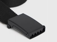 Ремень из канваса для мальчиков, Черный