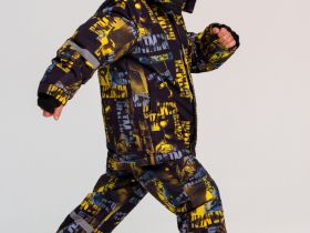 Комплект текстильный с полиуретановым покрытием для мальчиков: куртка, полукомбинезон