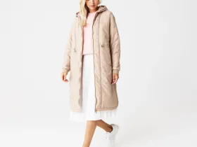 Женская длинная куртка Lacoste стандартного кроя