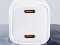 Сетевое зарядное устройство VOLTME Revo 30CC Duo, 2xUSB-C, 30Вт белый