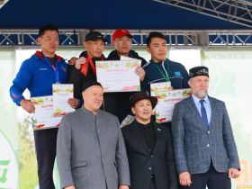 Стали известны победители соревнований по мас-рестлингу и борьбе корэш на Сабантуе