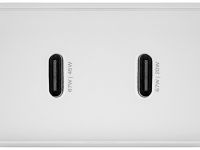 Сетевое зарядное устройство uBear Motion 2xUSB-C, 67 Вт белый