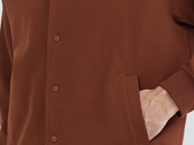 Куртка с воротником поло, Оранжевый