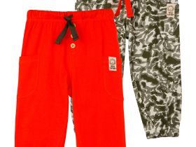 Брюки детские трикотажные для мальчиков, 2 пары в комплекте