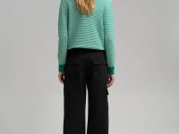 Свободные брюки-карго из твила