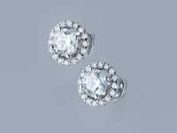 Пусеты из белого золота э0912пс10220106_white