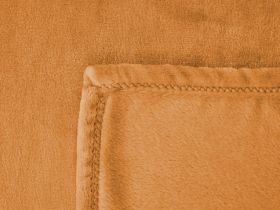 Плед Сверхмягкий/Supersoft, охра