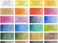 Набор акварели Paul Rubens "Black gemstone" 24 цв кювета, в черном металлическом пенале