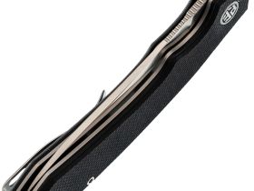 Складной нож Petrified Fish Waterspout, сталь 14C28N, рукоять G10, черный