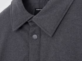 Утепленная куртка с отложным воротником