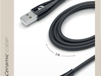 Кабель Deppa USB-A — USB-C, 1 м черный