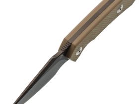 Туристический нож Kansept Fenrir, сталь D2, рукоять G10, песочный