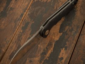 Складной нож CJRB Mangrove, сталь D2, G10, черный