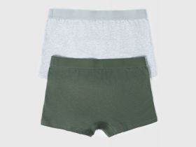 Трусы-боксеры для мальчиков, 2 шт., Серый
