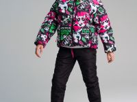 Куртка текстильная с полиуретановым покрытием для девочек