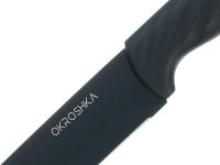 Нож кухонный филейный Okroshka Crouton 19.8 см, сталь 5cr15mov, рукоять пластик, черный