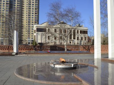 Братская могила советских воинов, умерших от ран в госпиталях г. Тюмени в годы Великой Отечественной войны в 1941-1945 гг.