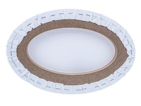 Холст на подрамнике "Сонет", овальный, 280 г 100% хлопок, акриловый грунт, среднее зерно