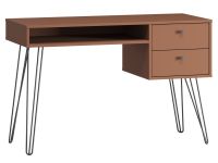 Письменный стол Крейн-2 120x50 Терракотовый/Черный