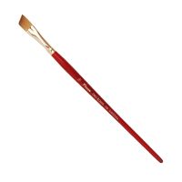 Кисть синтетика №14 скошенная Pinax "Oro Rosso 758" короткая ручка