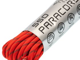Паракорд 550 световозвращающий Neon orange, 10 м