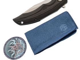 Складной нож Petrified Fish Hairtail, сталь K110, рукоять карбон