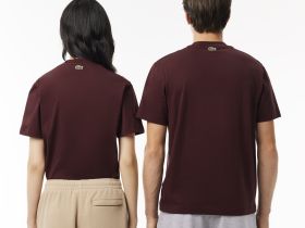 Хлопковая футболка Lacoste унисекс