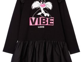 Платье трикотажное для девочек