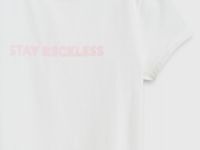 Футболка с принтом для девочек, Белый