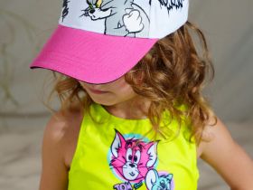 Кепка текстильная для девочек