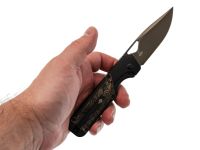 Складной нож Kizer Militaw, сталь S45VN, рукоять титан/карбон