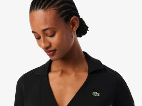 Женское хлопковое поло Lacoste