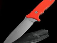 Нож с фиксированным клинком Fantoni, HB Fixed, FAN/HBFxSwOrLBk, сталь CPM-S35VN, рукоять стеклотекстолит G-10, оранжевый