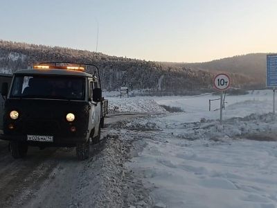 В Амгинском районе увеличили грузоподъемность зимника через реку