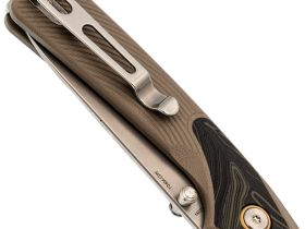 Складной нож SRM Dome 106M-GW, сталь 14C28N, рукоять G10+Gmascus серый